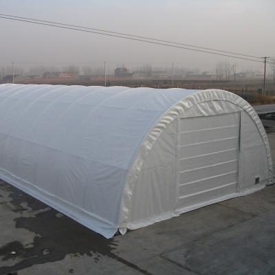 China Fire retardant ; Large Waterproof Storage Tent Dome Roof PVC Fabric Storage Shelter for sale