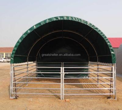 China strong UV-resistant; Fire retardant ; Waterproof Winter Cold Weather Tents Horse Shelter Cow Farm Barn for sale