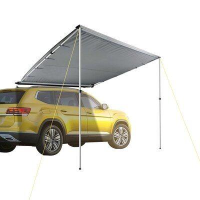 China Lightweight Shade Side Pull Car Tent Camping Self Propelled Tour With Caravan Car Tent Side Roof Top for sale