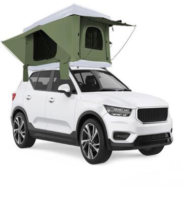 China Straight Bracing Type Outdoor 2-3 person 4x4 roof tent top hard shell car roof top tents car tent roof top for camping for sale