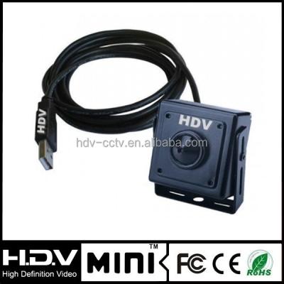 China 2.0MP Ex view 0.01Lux 2.8mm wide angle Pinhole USB Camera for ATM Machine (HDV-USB200MP-P2.8) for sale