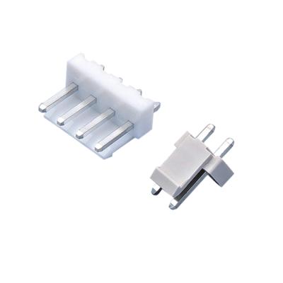 China DIP 3.96mm Pitch 2-16P Straight Pin DIP Connector Wire-to-Panel Connector for sale