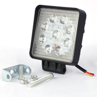 China Super Bright Square 24V 12V 48W 4 Inch Car Vehicle LED Strobe Work Light For Suv Boat 4X4 Jeep JK 4Wd Truck Offroad Universal for sale