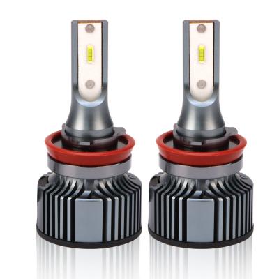 China Car LED H7 H4 9005 H11 LED Headlight Aviation Headlight Bulb 2000 Aluminum Super Bright Wick 6000K White Light 1860 for sale