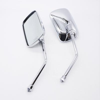 China Plastic Iron Pole Shell Shipping And Handling - Wholesale Custom Side Rear View Mirror Scooter Motorcycle 2045 Motorcycle Rear View Mirror Decoration Mirror for sale