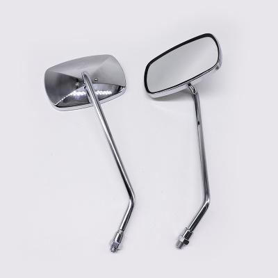 China Plastic Iron Pole Shell Shipping And Handling - Wholesale Custom Side Rear View Mirror Scooter Motorcycle 2055-QY Motorcycle Rear View Mirror Decoration Mirror for sale