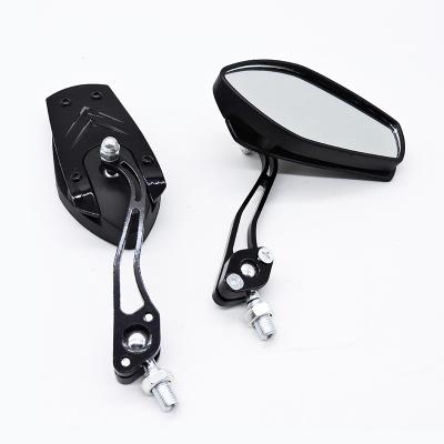 China Aluminum Alloy Plastic Stem Shell Shipping And Handling - Wholesale Custom Side Mirror Scooter Motorcycle 2203 Motorcycle Rear View Mirror Decoration Mirror for sale