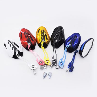 China Aluminum Alloy Plastic Stem Shell Shipping & Handling - Wholesale Custom Side Mirror Scooter Motorcycle 2238 Motorcycle Rear View Mirror Decoration Mirror for sale