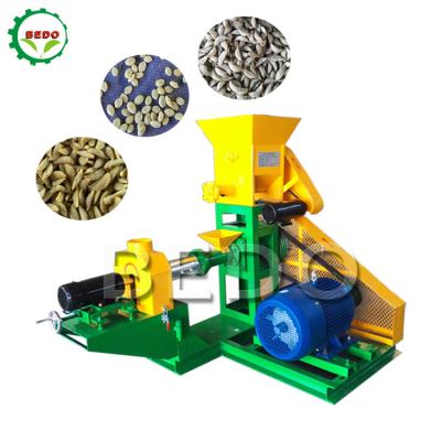 China Big Capacity Single Screw Floating Fish Feed Extruder Machine for sale