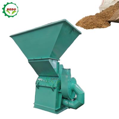 China Bagasse Coconut Shell Wood Crusher Machine For Milling Wet Grass And Corn Stalks for sale