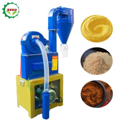 China Corn Wheat Rice Grain Hammer Mill Cyclone Self Suction Pulverizer for sale