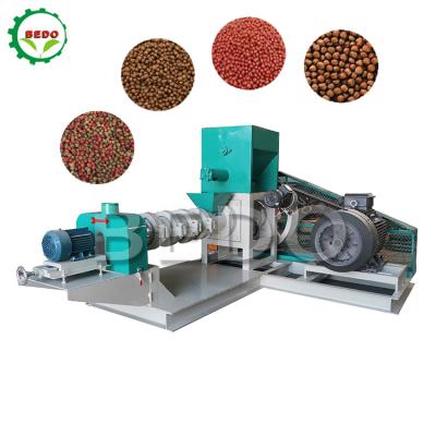 China Cameroon CE Animal Pet Catfish Shrimp Food Making Extruder With Diesel Engine for sale