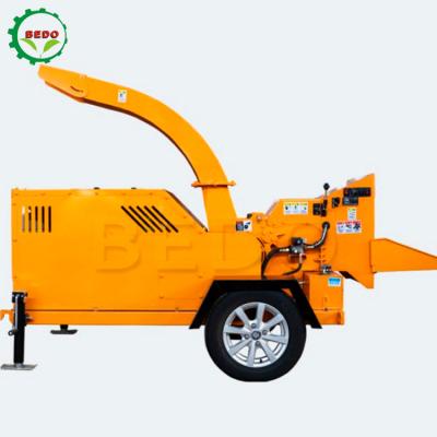 China High Efficient Wood Chipper Machine Diesel Engine Mobile  1200KG for sale