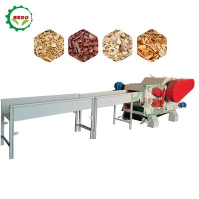 China Factory Hardwood Pallets Hydraulic Electric Log Chipper Machine Shredder Wood Chipper Price for sale