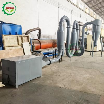 China Plastics Processing New Design Air Circulation Pipe Dryer Peanut Rice Husk Drying Drier Machine For Woodworking Production Line for sale