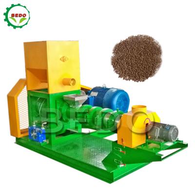 China Aquaculture Competitive Price Dried Fish Feed Extruder Pelletizing Machine Floating Fish Feed Extruder Pellet Production Line Use Various Size for sale