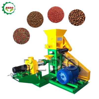 China Commercial Automatic Portable Aquaculture Tilapia Fish Cat Feed Soybean Meal Pelleting Extruder Machine Supplier In South Africa for sale