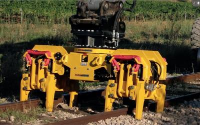 China High Durability Hydraulic Trencher Rail Attachments Long Service Life for sale