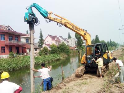 China Light Weight Mini Pile Driver Super Small Structure Convenient Transportation for sale