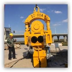 China Single Fixture 5m/Min 25T Excavator Vibro Pile Hammer for sale