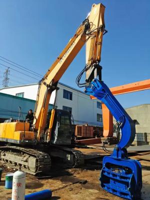 China 265 Kn Force High Accuracy Hydraulic Pile Driver , 32 Mpa Sheet Pile Driving Equipment for sale