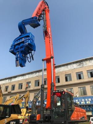 China Hitachi ZX330 45T Excavator Mounted Pile Driver Frequency 3200rpm for sale