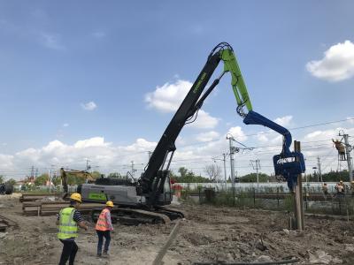 China Carretera Crane Side Grip Vibratory Hammer 360 grados de rotación en venta