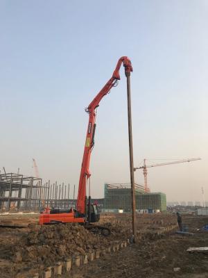 China Kobelco-Bagger Mounted Pile Driver für alle Arten Anhäufung zu verkaufen