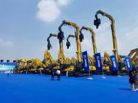 China 18m Vibrating Excavator Mounted Hydraulic Pile Driver for sale