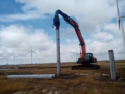 Cina Driver Multipurpose del Vibro di Crane Solar Panel Installation Piling in vendita