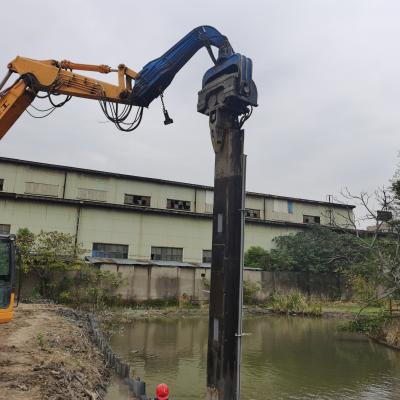 Cina 10m Crane Vibrating Plastic Sheet Pile che guida macchina per il fondamento della Camera in vendita