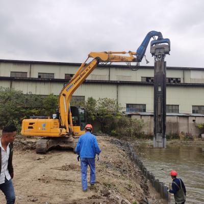 China Environment Friendly Sheet Pile Driver For Mini Sheet Pile Driving for sale