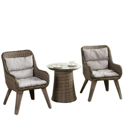 China Durable/waterproof luxury classic patio furniture chairs rattan wholesale furniture cheap wicker chairs coffee table for sale