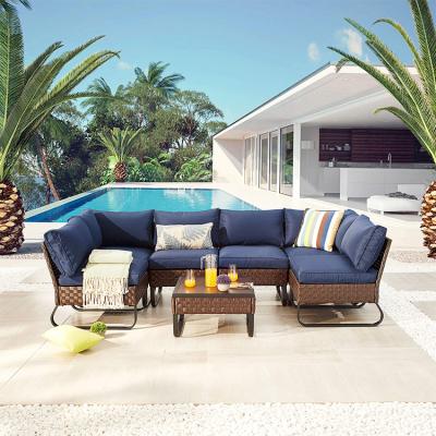 China Durable / Waterproof Luxury Outdoor Wholesale Furniture Outdoor Patio Set Set Sofa Garden Furniture for sale