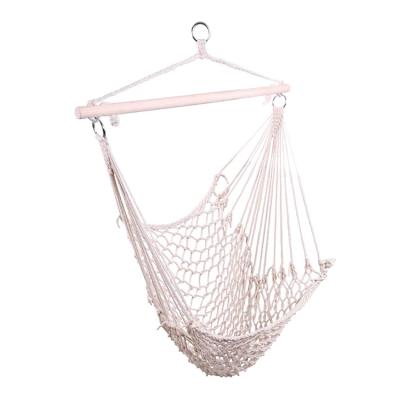 China Portable Durable Leisure Cotton Arming Rope Sky Hammock Chair for Indoor Outdoor for sale