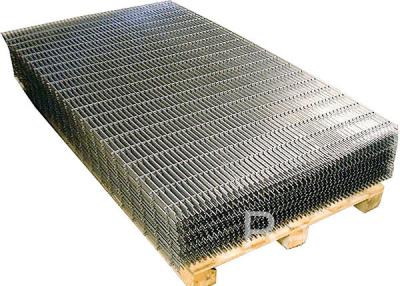 China Black Iron Welded Wire Mesh Panels Square Grid For Building / Agricultural / Industrial for sale