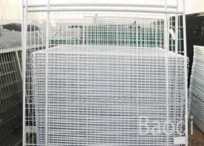 China 40mm Pipe Galvanized Temporary Fence , 2.1 X 2.4m Size Temporary Security Fencing  for sale