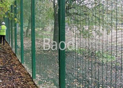 China Green PVC Coated Anti Climb Fencing Panels With Mesh Opening 3