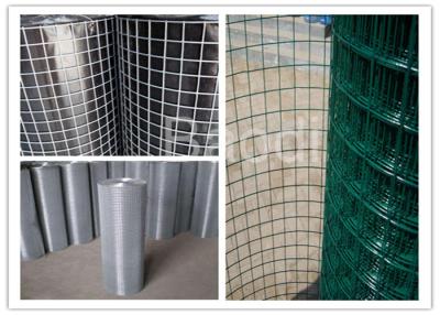 China 2 Mesh Galvanized Hardware Cloth Poly Coated 19 Gauge Dark Green Color for sale