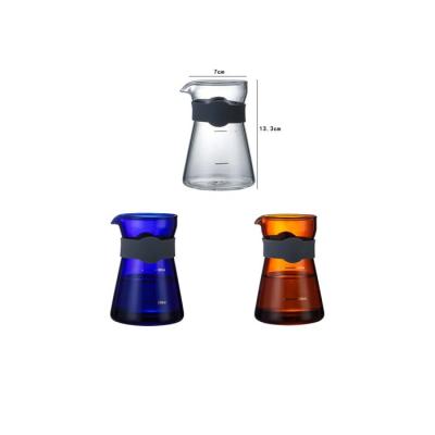 China Viable Wholesale Stained Glass Coffee Sharing Pot Coffee Filter Cup Hand Coffee Pot for sale