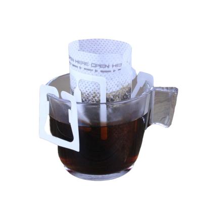 China Hot Selling Minimalist Coffee Powder Filter Bag Thickened Ear Drip Hand Hanging Coffee Filter Paper for sale