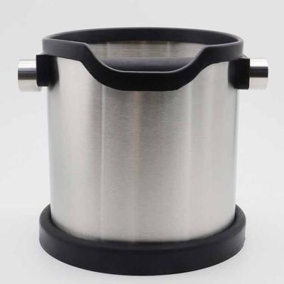 China 2000ml Sustainable Coffee Barrel Stainless Steel Knocking Ground Bartender Tool for sale