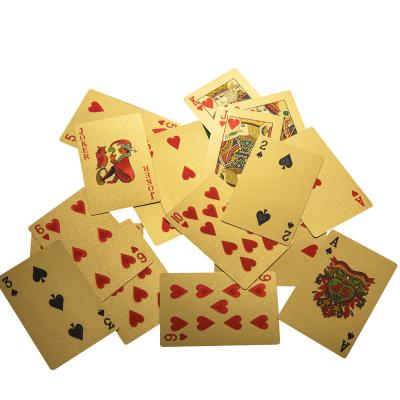 China Plastic Paper Card Playing Card Printing Star Customized Flexible Logo Gold Playing Cards Game Card for sale