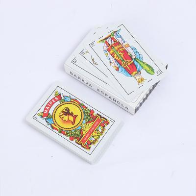 China Custom Paper Playing Cards Wholesale Playing Cards Blank Spanish Playing Cards for sale