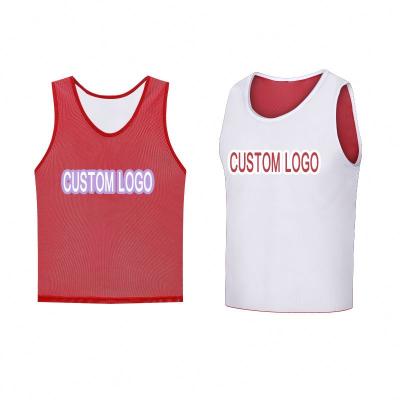 China Shirts & Cheap 100% Polyester Soccer Vest Mesh Training Bibs Principal Training Vest Sport With High Popularity for sale