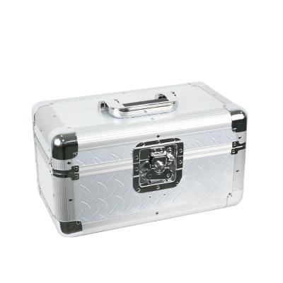 China Aluminum Alloy Customize Size Quality Portable Metal Aluminum Carrying Tool Case Empty Box With Eva for sale