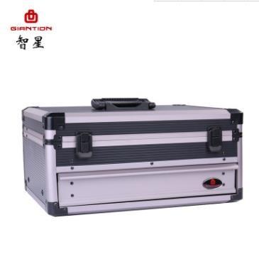 China Custom PVC Drawer Case Aluminum Carrying Case Hand Stamping OEM Portable Dustproof Waterproof Tool Box for sale