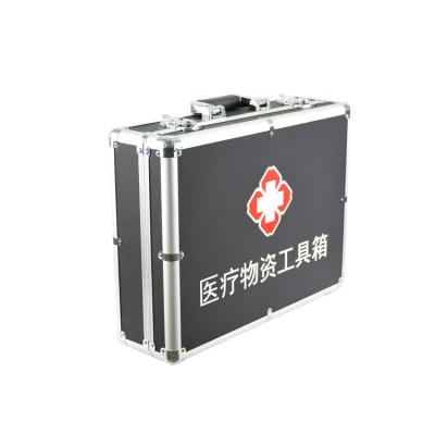 China Aluminum Alloy Medical Equipment Crate First Aid Kit Medicine Box Medicine Storage Case for sale