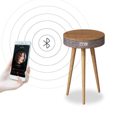 China Modern Speaker Table Side Table Wireless Charging Speaker Wireless Coffee Table With Wireless Charging for sale