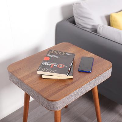 China Large New Design Smart Disgn Coffee Table Audio Wireless Charging Side Table for sale